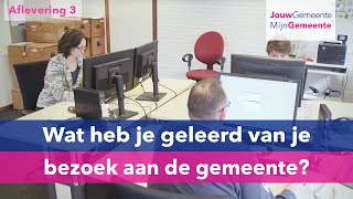 Wat heb je geleerd van je bezoek aan de gemeente? | JGMG #1 aflevering 3