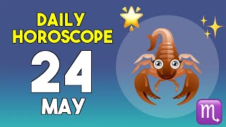 Scorpio horoscope today - May 24, 2026