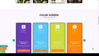 Sayur - Food Delivery Framework 7 Mobile App cafe mobile web Website Builder