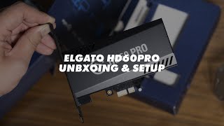 Elgato HD60 Pro Unboxing and Setup 2020