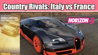 Forza Horizon 5 - Weekly Challenge - French or Italian Car - Winter season Series 4