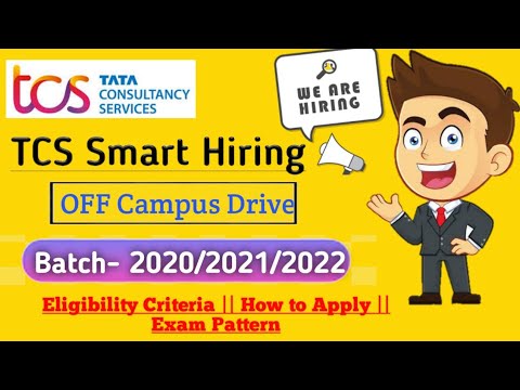 TCS Smart Hiring 2021 || TCS Recruitment 2021 || Skills Improvememt # ...