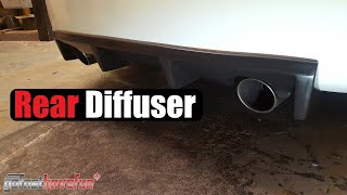 Nissan 350Z J Style Rear Diffuser (Polyurethane) | AnthonyJ350