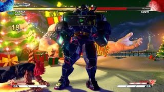 スト5　アビゲイル　中央起き上がり投げのセットプレイ　SF5　ABIGAIL