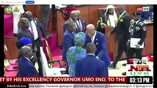 PRESENTATION OF 2025 BUDGET BY HIS EXCELLENCY, GOV UMO ENO TO THE STATE ASSEMBLY