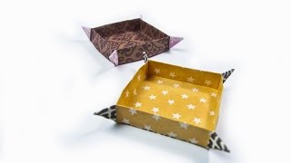 Origami Box Instructions - DIY