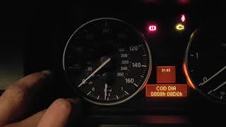 Digital speedometer for BMW