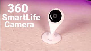 360 Smart Life Security Camera AC1C with Color Night Vision! Setup and Test Footage!