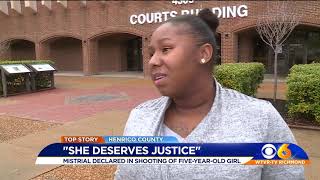 Mistrial declared in trial of man accused of shooting Henrico child
