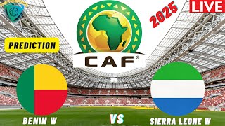 Benin vs Sierra Leone Live Stream CAF Women's African Nations Cup 2025 Qualifiers Commentary Score