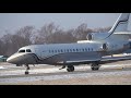 dassault falcon 7x s n 154 netjets landing