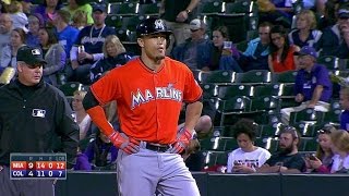 MIA@COL: Stanton drives in two late runs with single