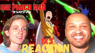 Saitama is Comedy 😂 ANIME HATING WIFE Watches One Punch Man Season 1 Episode 3 Reaction