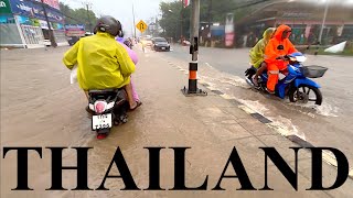 PHUKET Rainy Season \\ Flooded Streets THAILAND 🇹🇭