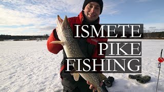 Ismete pike ice fishing with the Mavic Air  - ENG sub