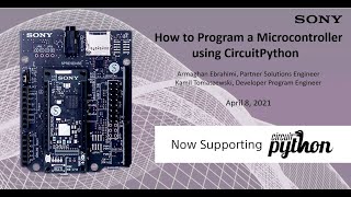 Sony Spresense- How to Program a MicroController using CircuitPython