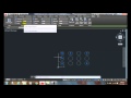 AutoCAD I  12-12 Rectangular Array   Positive or Negative Column and Row Spacing