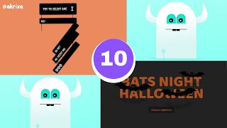 10 Haunted Halloween Effects! | HTML CSS JS Effects