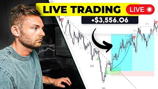 LIVE TRADING CRYPTO - How To Profit $3,556 In A Day (100x Strategy)