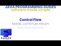 Java Programming - Branching (Break, Continue, Return) Statements - Software Made Simple