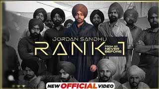 Rank 1 (Official Video) Jordan Sandhu | Desi Crew | Latest Punjabi Song 2023 | New Punjabi Song 2023