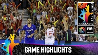Spain v France - Game Highlights - Group A - 2014 FIBA Basketball World Cup