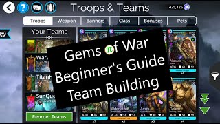 Gems of War | Beginner's Team Building Guide