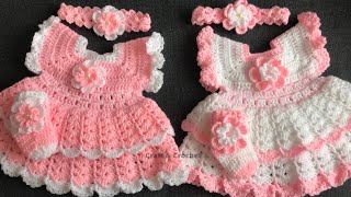 Easy crochet baby dress/craft & crochet baby frock