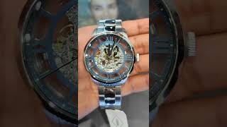 Townsman Automatic Stainless Steel  Transparent Fossil Wrist Watch  #fossil #automatic #shorts