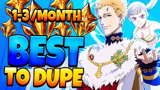 How to Get 1-3 SSR Dupe Stones EVERY MONTH & WHO TO DUPE IN THE NEXT 6 MONTHS! | Black Clover Mobile