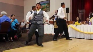 The Bride's younger brothers performing the Haka • March 12 2016 •