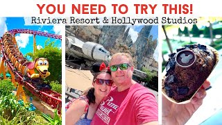 Trying New Things in Disneyworld | Hollywood Studios Woodys Lunch Box | Riviera Resort