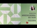 Moroccan style snowball block - Morocco series - video tutorial