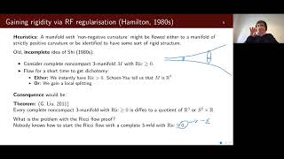 Peter Topping - Regularising manifolds using Ricci flow