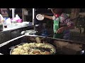 thai street food หอยทอดลีลาไฟลุก