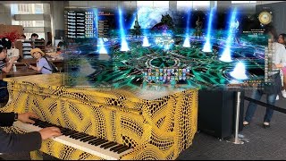 【都庁ピアノ】都庁でFF14 極ナイツオブラウンド BGM  Knights of the Round Theme 弾いてみた【ピアノ】piano cover