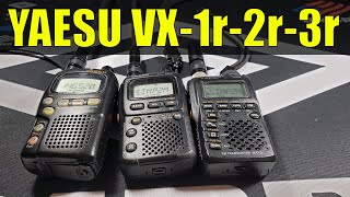 Yaesu's Discontinued Micro HT Lineup The  Vx1r-2r-3r