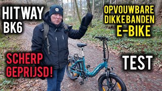 On \u0026 offroad test Hitway BK6 | Laag geprijsde dikke banden E-Bike