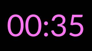 1 Minute Timer ⏱️ | Quick 60 Second Countdown Timer (Pink)