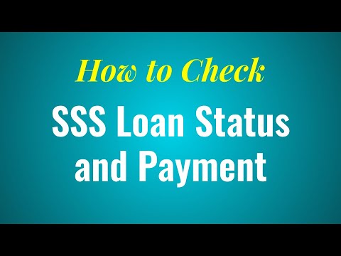How to Check SSS Salary Loan Status and Payment Online How to Check SSS Salary Loan Status and Payment Online