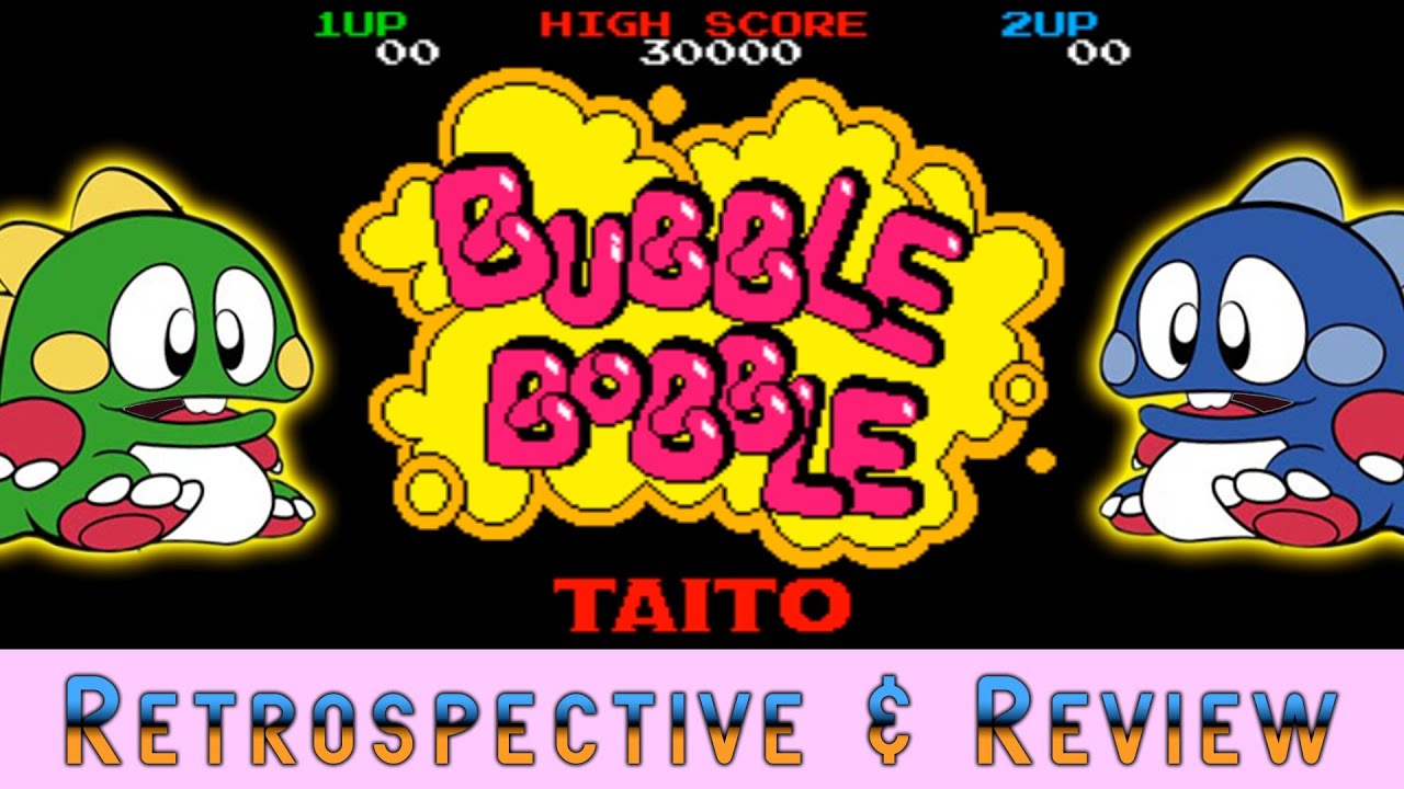 Bubble Bobble - Classic Arcade Game - Retrospective & Review - YouTube