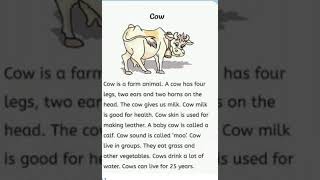 Paragraph:Cow