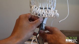Lacrosse Fanatic Stringing Tutorial - Pt 3 (Bottom String)