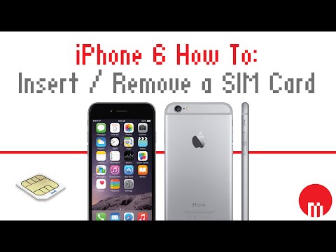 iPhone 6 and 6S How To: Insert / Remove a SIM Card iPhone 6 and 6S How To: Insert / Remove a SIM Card