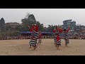 energetic girl dance itanagar arunachal pradesh nyishi tribe festival nyokum yullo north east india