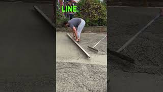 Concrete screeding tutorial #concretefinishes #concrete how to lay concrete #stampconcrete