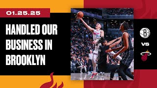 Tyler Herro 25 PTS 8 AST | Miami HEAT vs. Brooklyn Nets | January 25, 2025