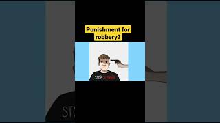 Punishment for robbery? #law #ipc