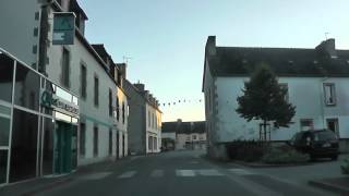 Driving Through 22340 Maël-Carhaix, Côtes-d'Armor, Brittany, France Monday, 23rd July 2012