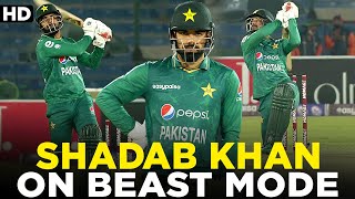 Shadab Khan is on Beast Mode 🔥🔥| Pakistan vs West Indies | T20I | PCB | MK2A